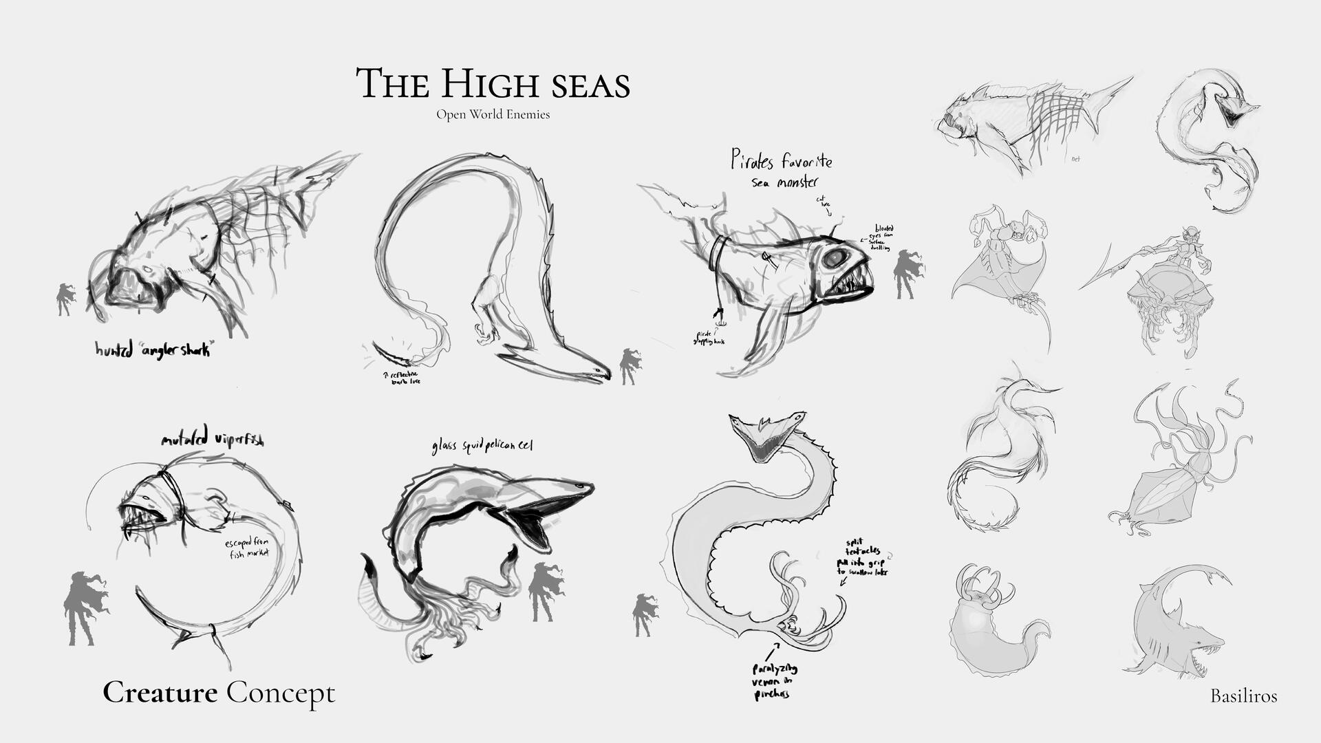 High Seas Creature Concept【Basiliros】
