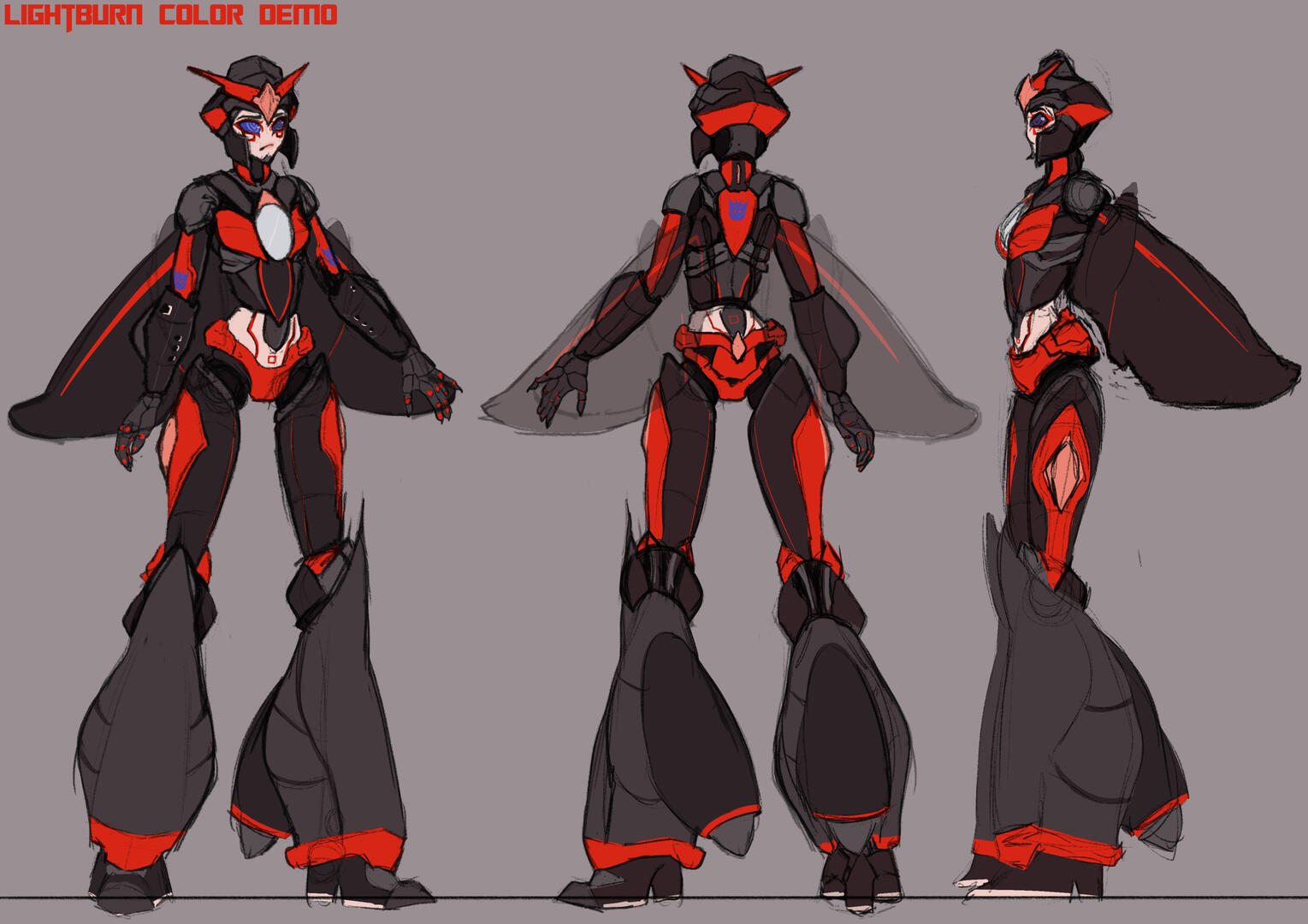 Lightburn Character Design