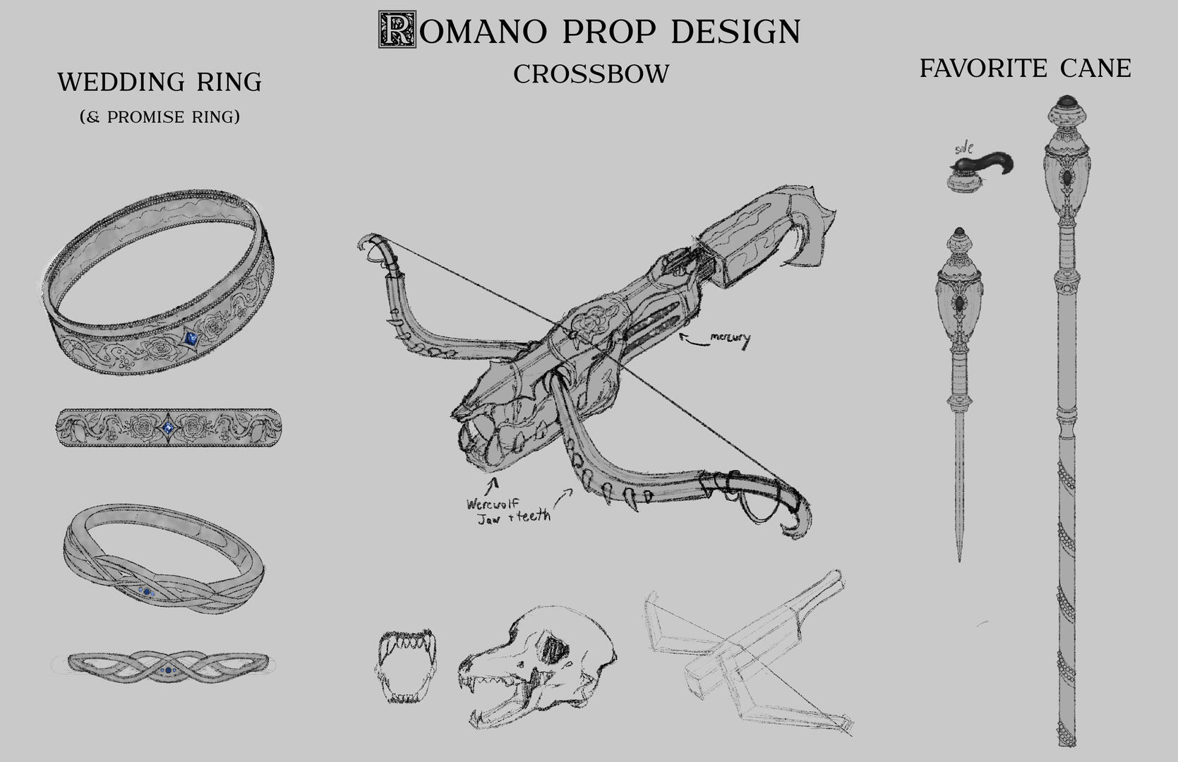 Romano Prop Design ใDivine Vows of the Damnedใ