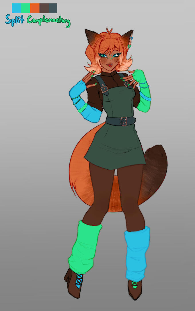 Split Complimentary Fox