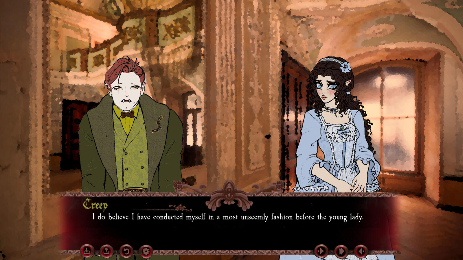 A Bite to Remember Dating Simulator Visual Novel 【Divine Vows of the Damned】