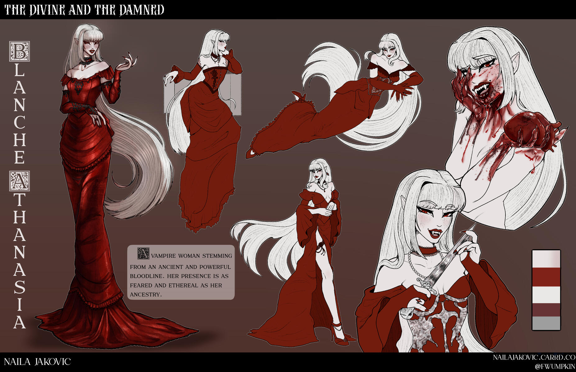 The Divine and the Damned - Blanche Athanasia Sheet