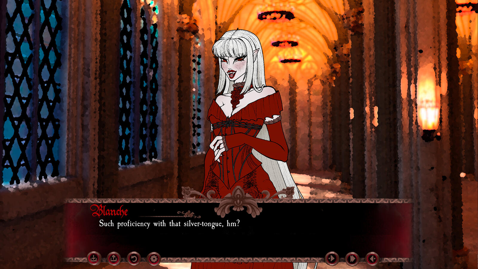 A Bite to Remember Dating Simulator Visual Novel ใDivine Vows of the Damnedใ